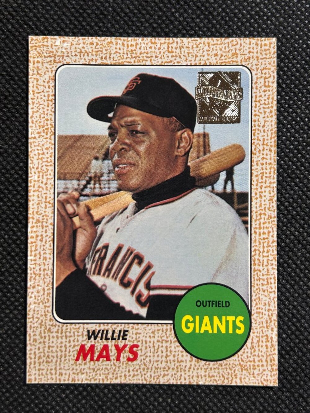 1996 Topps - Commemorative 1968 Edition - Willie Mays #50 San Francisco Giants